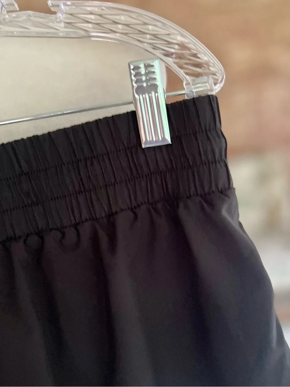 Athleta Tia Black Paisley Shorts L